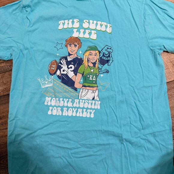 BUNDLE Of Random Men's Unisex Women's Blue Green Sports Drifit Lot of 9 T-shirts - Picture 6 of 8